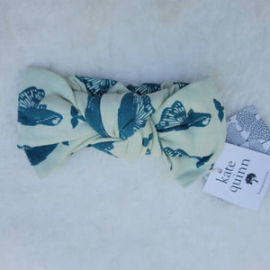 KATE QUINN Butterfly Whale Large Elastic Bow Headband S